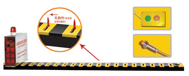 宝鸡千阳县V3嵌入式闯岗自动扎胎器/阻车器